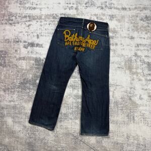 Authentic Bape 2000’s Champion Logo Jeans 32